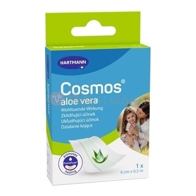 Cosmos Aloe vera Náplasť na rany 6 cm x 0,5 m 1 náplasť