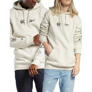 Reebok x DC Logo Hoodie Beige - magazinko