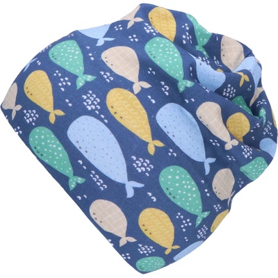 Sterntaler Детска шапка с принт на китове, UV50+, Sterntaler (1512363-365)