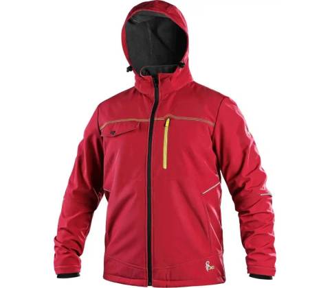 CXS STRETCH SOFTSHELL bunda červená