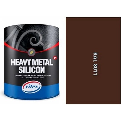Body Vitex Heavy Metal Silikon Orieškovo 750 ml Hnedá
