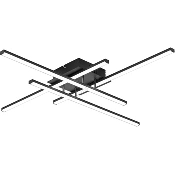 Image 1 of Brilagi - LED таванно осветително тяло STRIPES LED/37W/230V черно (BG0611)