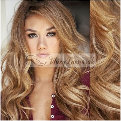 Vlnité tape-in Remy prúžky 50-53 cm 40 ks prírodná / svetlejšia blond