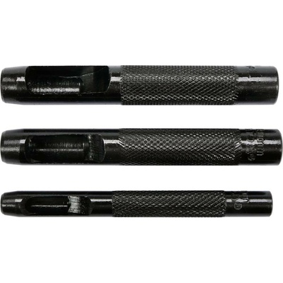 Výsečníky / děrovače na kůži sada 3ks - 6-8-10mm YATO