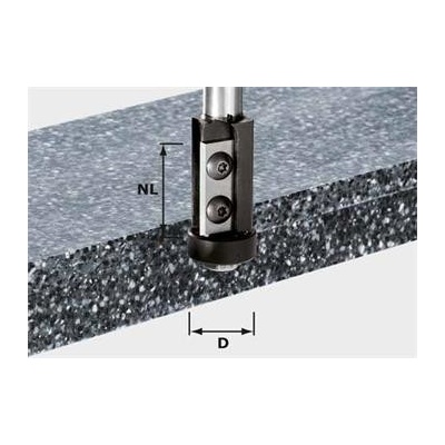 Festool HW S12 D21/30WM Lícovací fréza s výměnnými břity HW, stopka 12 mm 491120