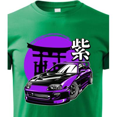 Dětské tričko Toyota Purple Supra ZelenáCanvas Dětské tričko Bezvatriko.cz 1867