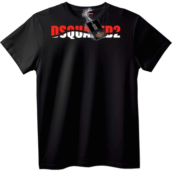 NOONEBRAND Тениска DSQUARED2 с лого - Черна - S, Black