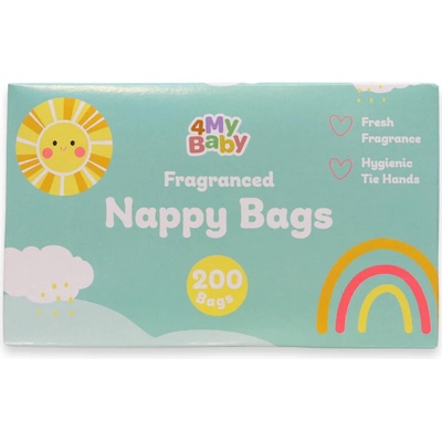 4MY Baby sáčky na dětské pleny parfemované 200 ks