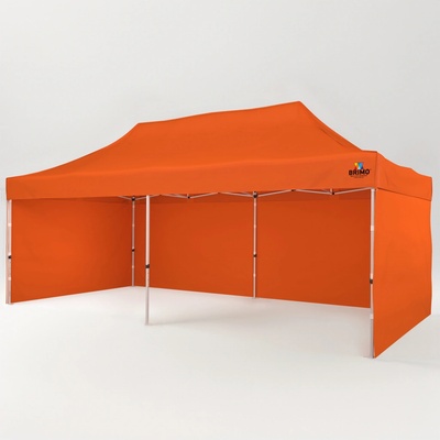 Brimo Promo stánok Super oceľový 3 x 6 m oranžový