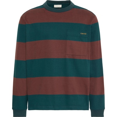 Calvin Klein Jeans Тениска Calvin Klein Jeans Men's Suede Stripe T-Shirt - Nurture Navy