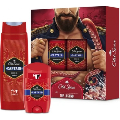 Old Spice Captain deostick 50 ml + sprchový gel 250 ml dárková sada