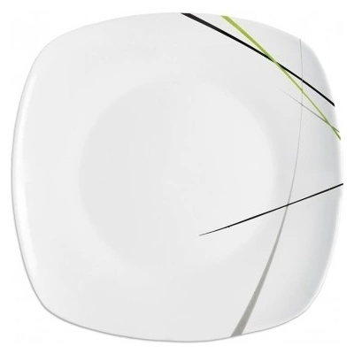 Orion Talíř porcelánový GREEN hranatý 24x24 cm