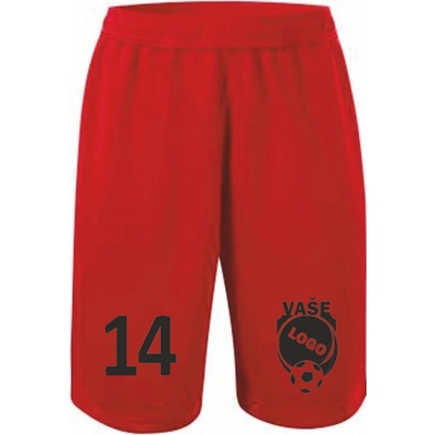 MALFINI dětské klubové šortky červená