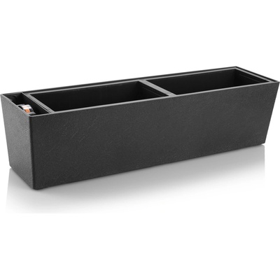 Flower Lover Truhlík s vložkou Supreme stone 75cm, antracit – Zboží Mobilmania