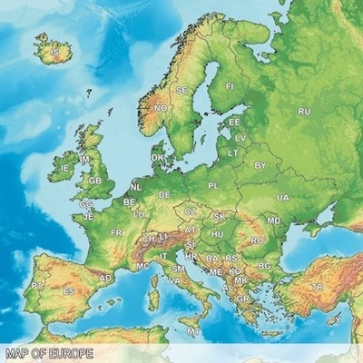 (D) 3D pohľadnica štvorec Europská únia