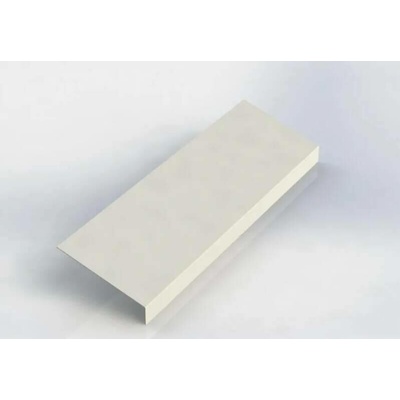 Podkladní okapnice r.š.167mm pozink lakovaný RAL 9010 bílá s folií dl.2m