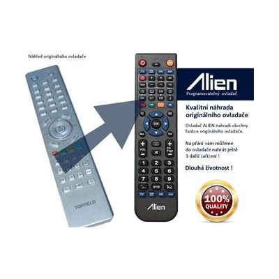 Dálkový ovladač Alien Topfield TF 7710 – Hledejceny.cz
