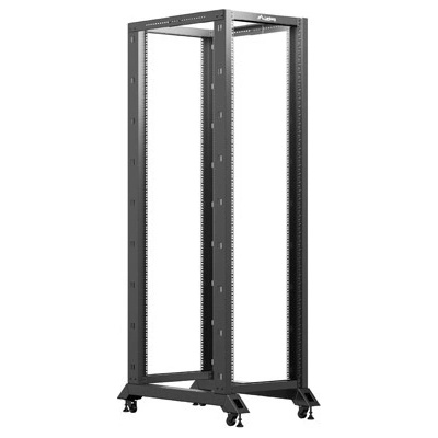 Lanberg open rack 19" 42U 600x1000 black (OR01-6042-B)
