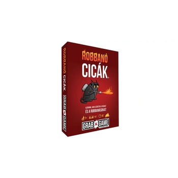 Gémklub Explosive Cats Grab&Game Edition 2-4 players Party card game (EXP10010)