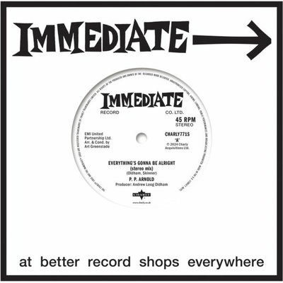 P.P. Arnold - 7-EVERYTHING IS GONNA BE ALRIGHT EVERYTHING IS GONNA BE ALRIGHT (REMIX) Vinyl