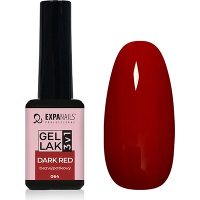 Expa nails expanails uv led gel lak 3v1 dark red 10 ml
