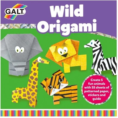 Galt Комплект за оригами Galt - Животните от джунглата (1105464)