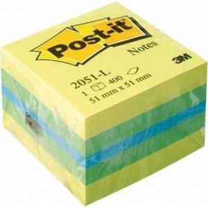 Post-it notes 51x51mm (2051L) lemon (400)