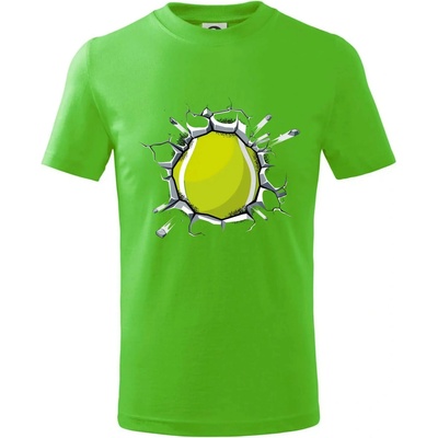 Tenisová loptička v triku tričko detské Apple Green