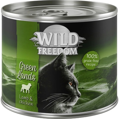 Wild Freedom Adult Green Lands jehně & kura 12 x 200 g