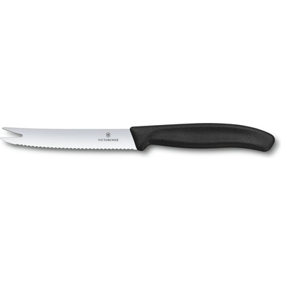 Victorinox Нож за сирена и колбаси 11 см, черен, Victorinox (VN67863)