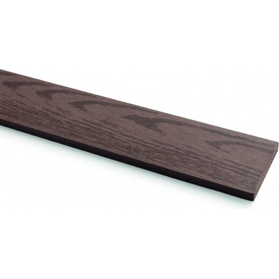 WPC plotové prkno 3D 71 x 11 x 1500 mm s rovnou hlavou, oak brown