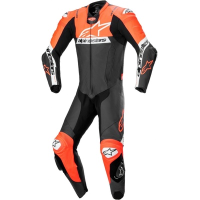 jednodielna kombinéza Alpinestars MISSILE 2 WARD čierna/červená fluo/biela