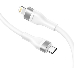 Lito Кабел за данни с щепсели Type-C, Lightning 60W, 1, 2 m - Lito (LD02) - Бял