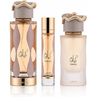 Lattafa Teriaq EDP 100 ml + olejový parfém 12 ml + vlasový sprej 50 ml dárkový set