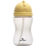 Lorelli Спортна бутилка със сламка Lorelli - 300 ml, жълта (10200960006) - baby