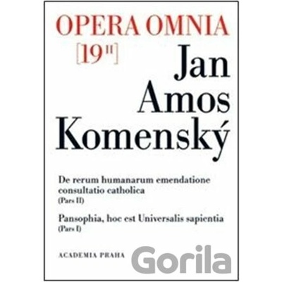 Opera omnia 19/II - Jan Amos Komenský
