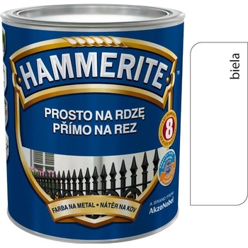 Hammerite 2,50L, hladký bílý