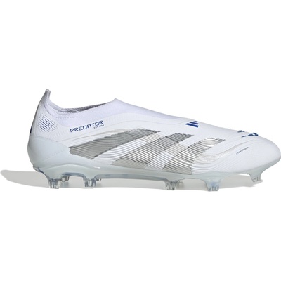 Adidas Футболни бутонки Adidas Predator Elite Laceless Firm Ground Football Boots - White/Silver