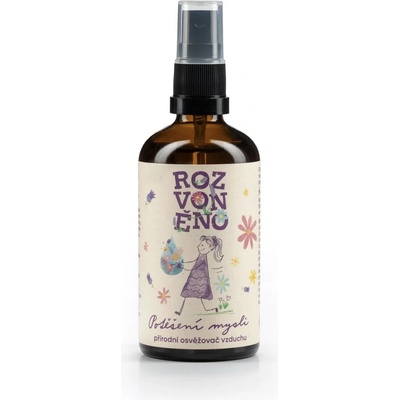 Rozvoněno Potěšení mysli přírodní osvěžovač vzduchu s levandulí a citronovou trávou 100 ml