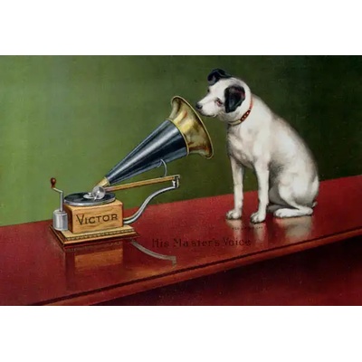 Obrazy - Barraud, Francis: His Master´s Voice - Victor gramophones - reprodukce obrazu