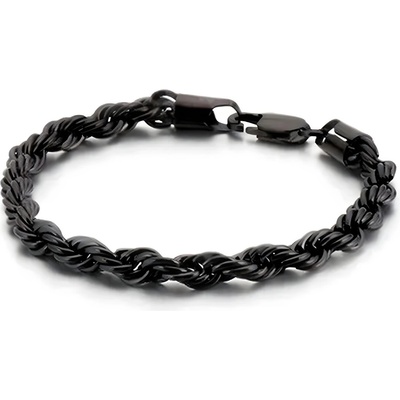 HARAHU Гривна на ръка da-34710 - Черна / 22см / 6мм kp34710 (da-34710)