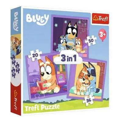 Trefl Trefl: Bluey 3 в 1 пъзел - 20, 36, 50 части