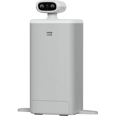 HHOLove Kамера и смарт купа за храна за домашни любимни с две отделения - HHOLove O Sitter Wi-Fi Smart Food Dispenser with 360° HD Camera (бял) (CT-CMWOS)