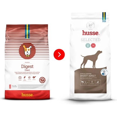 Husse Hypoallergenic Digest Adult velká plemena 12 kg