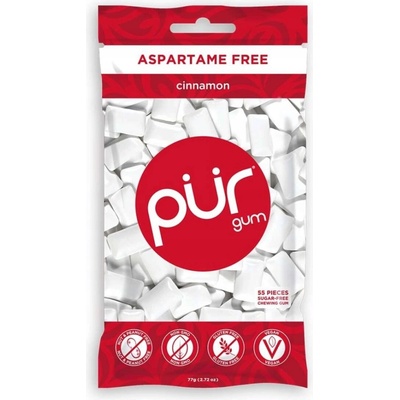 The PUR Company, žuvačka , škorica, 55 Kusov , 77 g