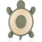Zopa Силиконова дървена гризалка Turtle, Forest Green (ZOP086432)