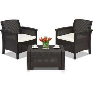 BICA Venezia Terrace 2 кафяв ратан комплект Bica (BCVENTERBR)