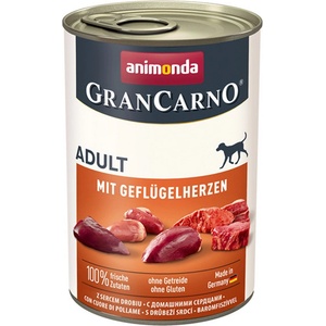 Animonda GranCarno Original Adult - свински и пилешки сърца 400г