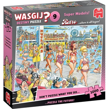 Jumbo - Puzzle Wasgij: Retro Destiny 9 - Super Models! - 1 000 piese