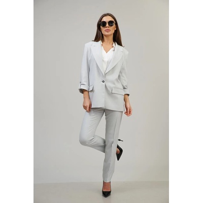 Radek's collection Елегантен светлосив панталон 62205-902